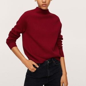 Mango mockneck sweater